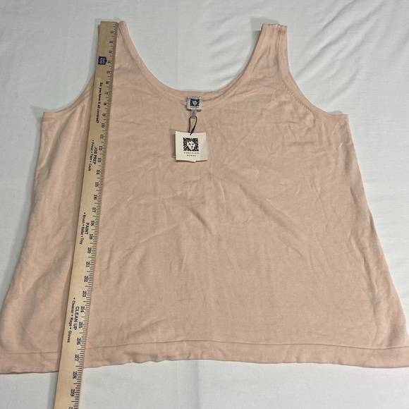 Anne Klein Plus Size Sweater Tank Top- 3X- Bisquewear - Picture 6 of 10